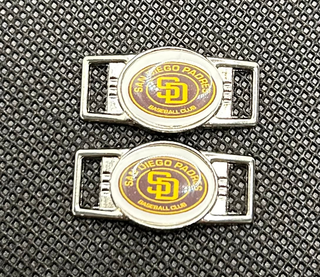 San Diego Padres Inspired Paracord/Shoelace Charms (Set of 2)