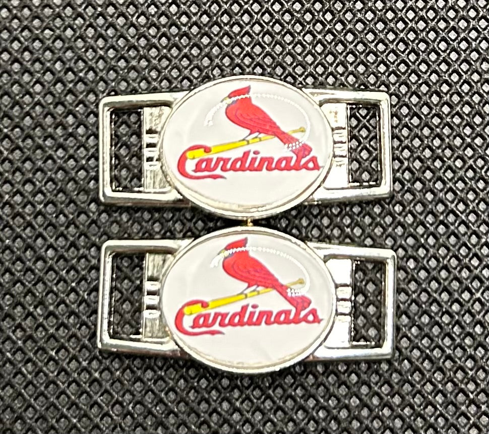 St Louis Cardinals Inspired Paracord/Shoelace Charms (Set of 2)