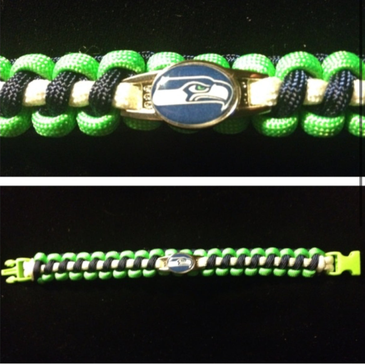 Seattle Seahawks Paracord/Survival Bracelet