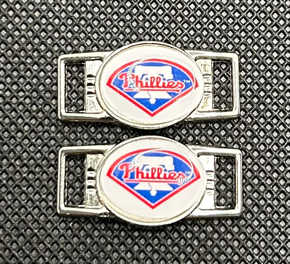 Philadelphia Phillies Inspired Paracord/Shoelace Charms (Set of 2)