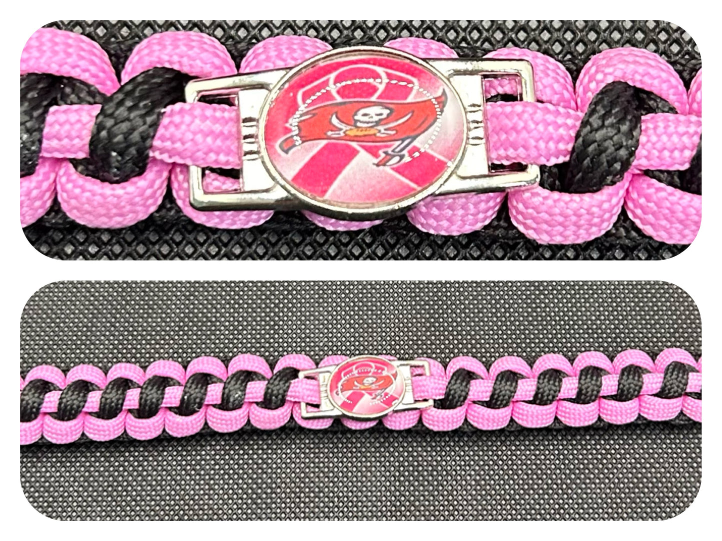 Tampa Bay Buccaneers Inspired BCA Paracord/Survival Bracelet