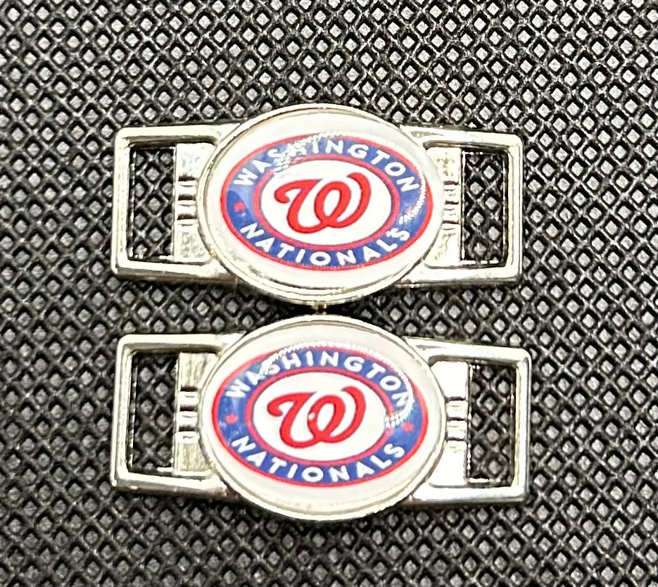 Washington Nationals Inspired Paracord/Shoelace Charms (Set of 2)