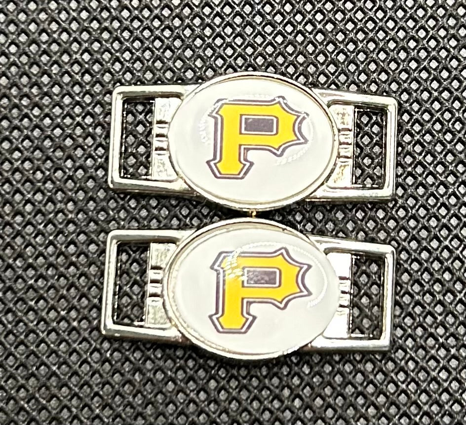 Pittsburgh Pirates Inspired Paracord/Shoelace Charms (Set of 2)