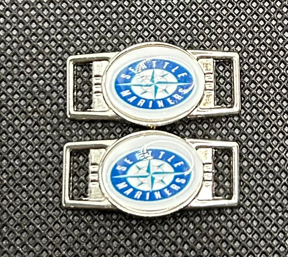 Seattle Mariners Inspired Paracord/Shoelace Charms (Set of 2)