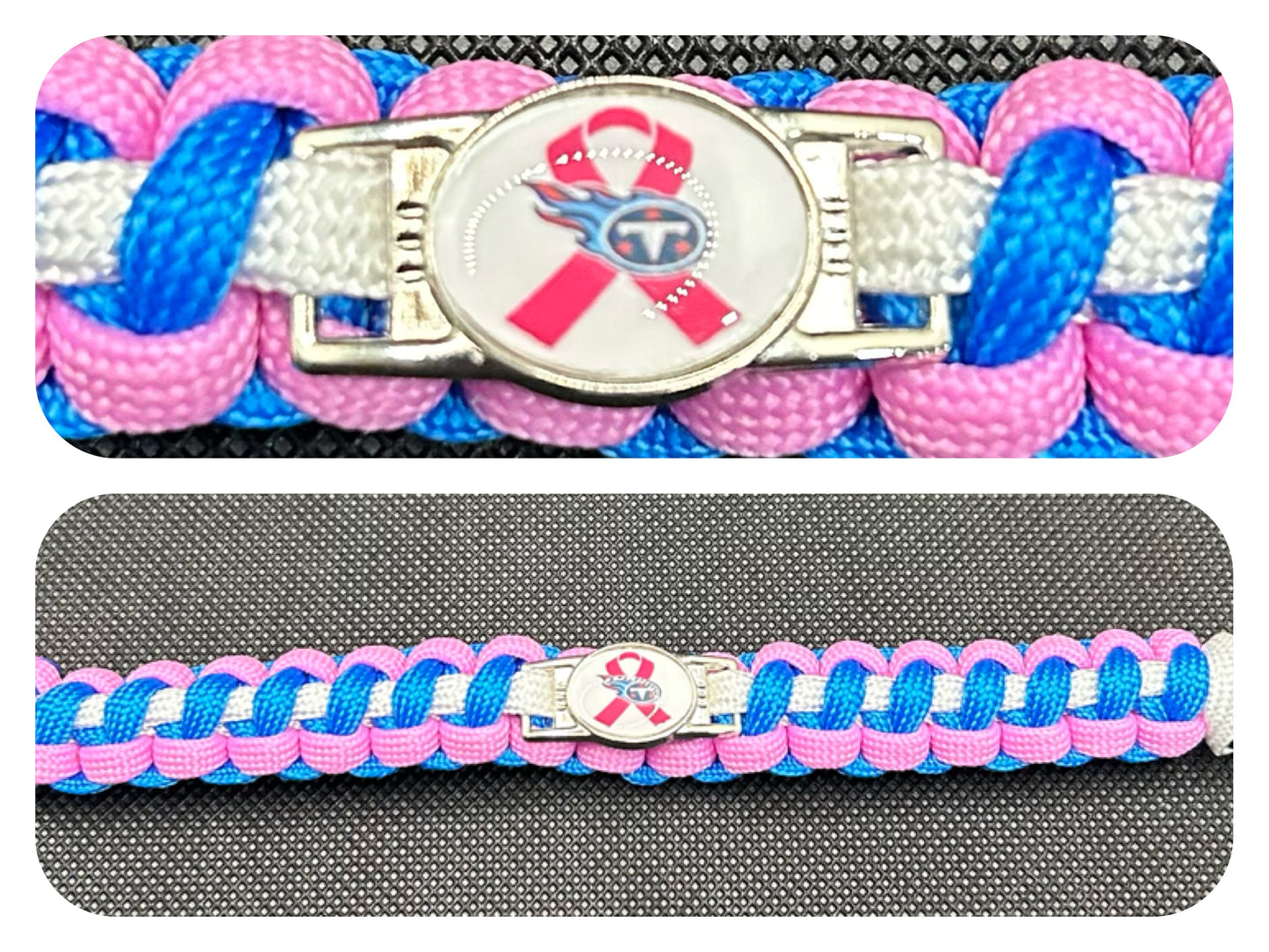 Tennessee Titans Inspired BCA Paracord/Survival Bracelet