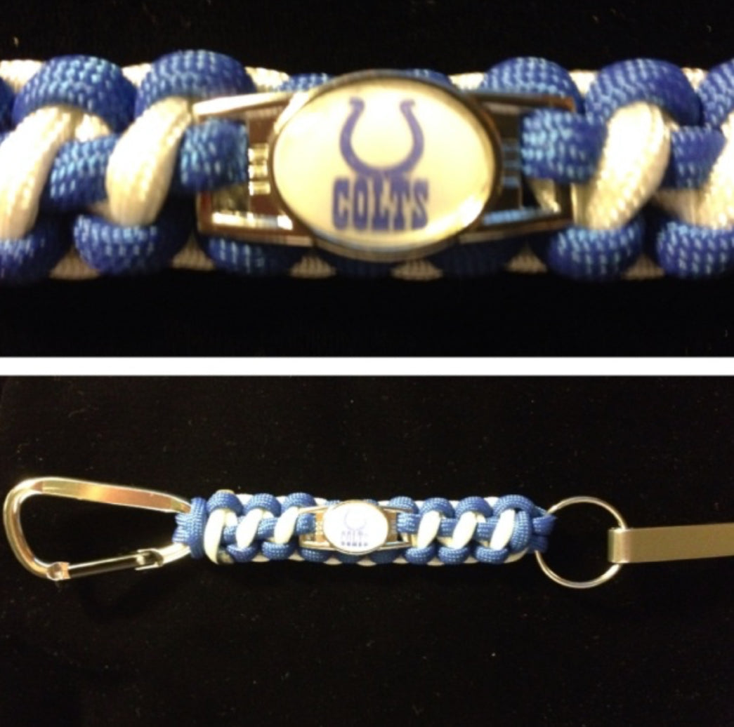 Indianapolis Colts Inspired Survival Keychain