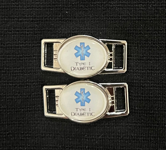Type 1 Diabetes Paracord/Shoelace Charms (Set of 2)