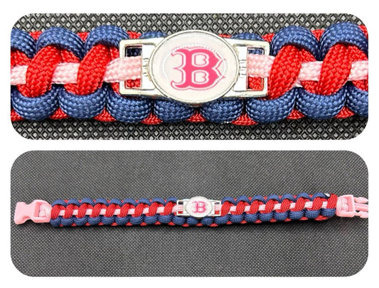 (Copy) Boston Red Sox Inspired Paracord/Survival Bracelet