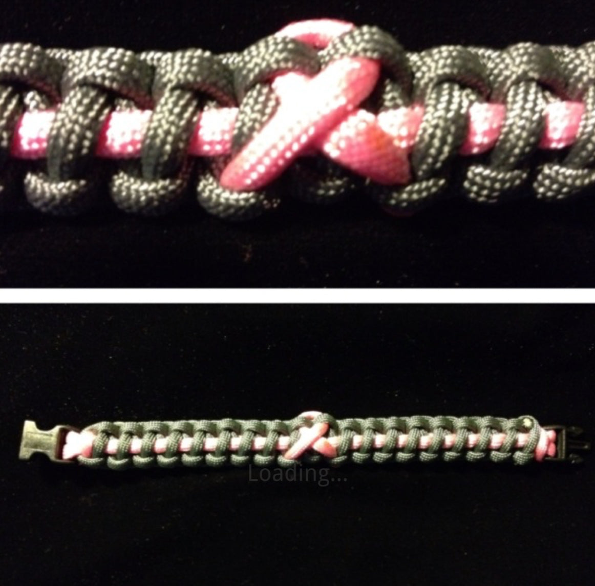 Grey BCA Paracord/Survival Bracelet