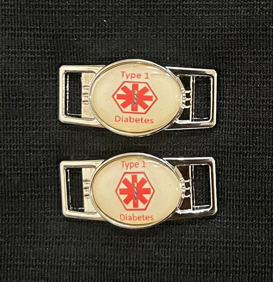 Type 1 Diabetes Paracord/Shoelace Charms (Set of 2)