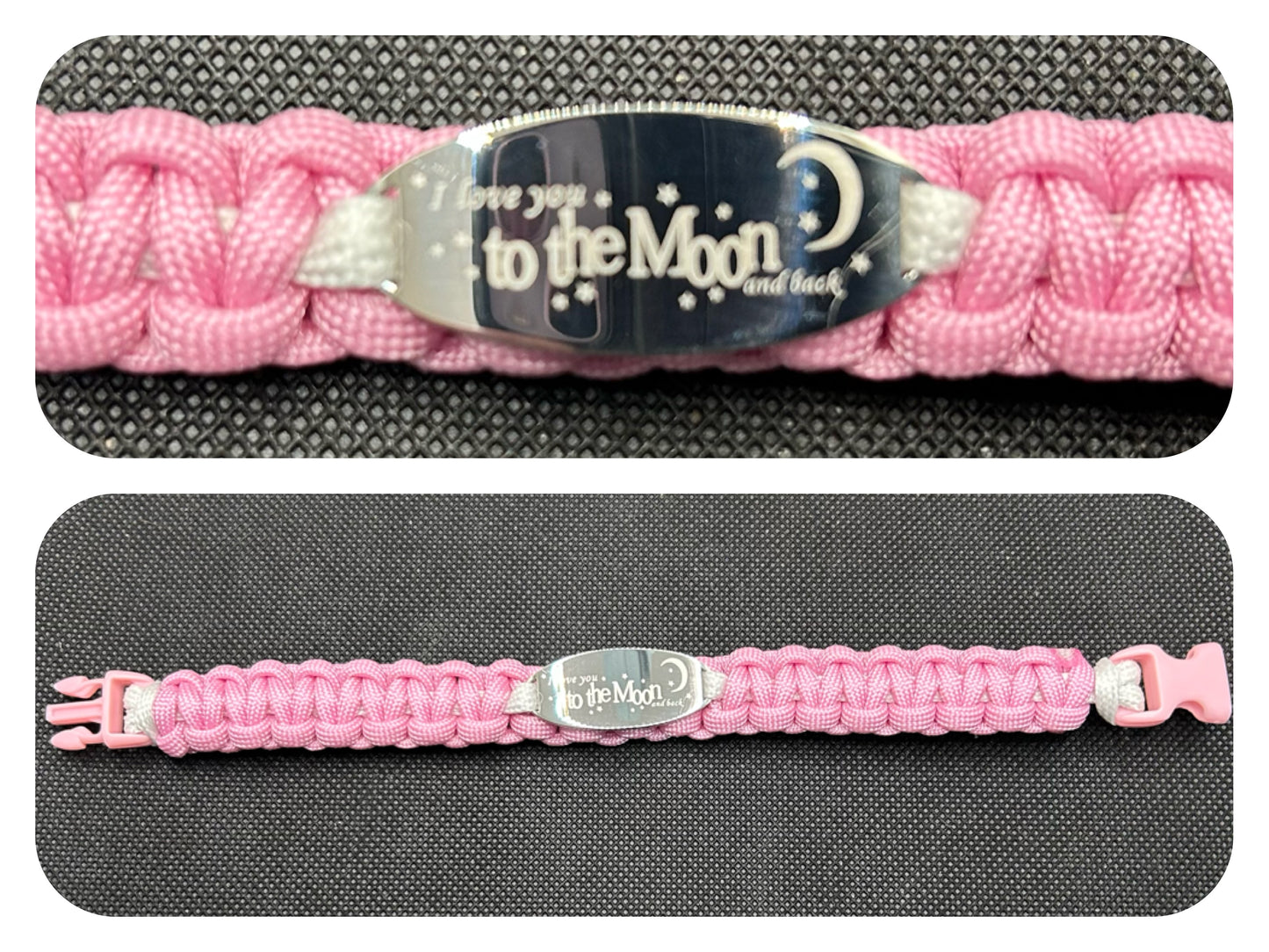 I Love You To The Moon And Back Paracord/Survival Bracelet