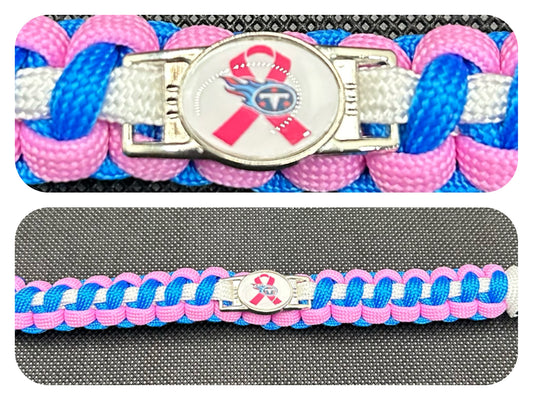 Tennessee Titans Inspired BCA Paracord/Survival Bracelet